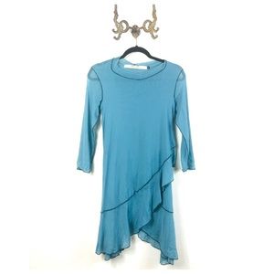 Cynthia Ashby Mesh Blue XS